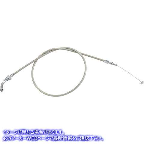 取寄せ アーマーコート編組ステンレス鋼ケーブル モーションプロ Throttle Cable - Pull - VT750 - Stainless Steel 62-0414 06500806