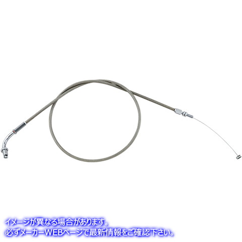 取寄せ アーマーコート編組ステンレス鋼ケーブル モーションプロ Throttle Cable - Pull - Honda - Stainless Steel 62-0302 MP620302