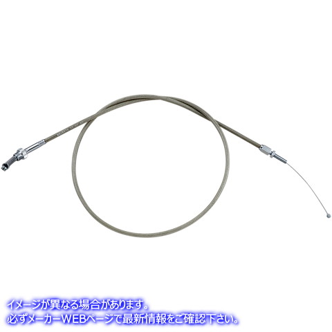 取寄せ アーマーコート編組ステンレス鋼ケーブル モーションプロ Throttle Cable - Push - Honda - Stainless Steel 62-0332 MP620332