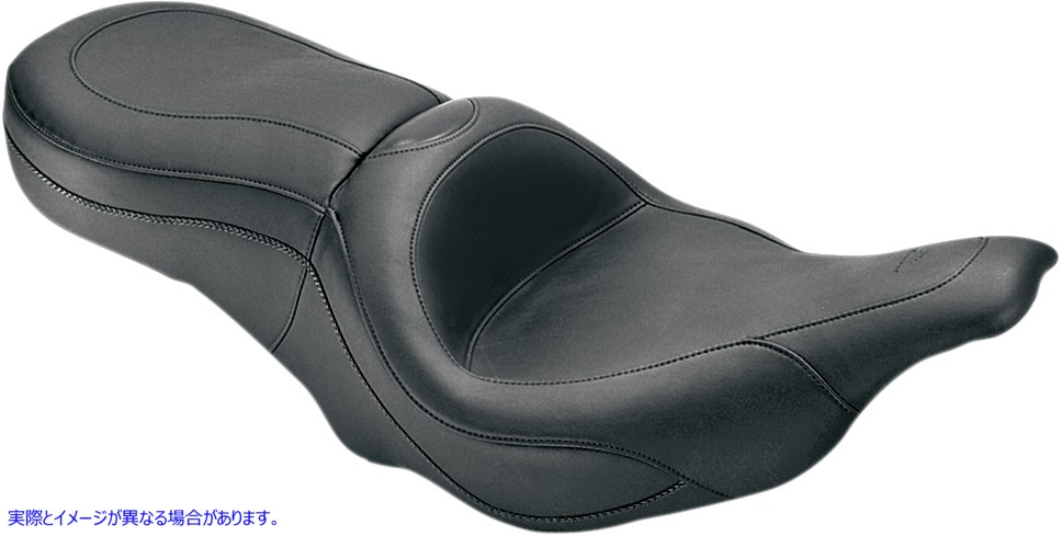 取寄せ ワンピーススポーツ2アップツーリングシート マスタング Sport Seat - Plain - '97-'07 FLT 75454 08010293