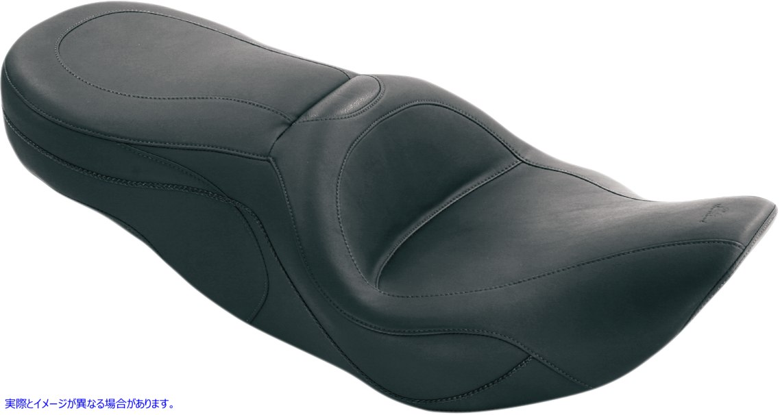 取寄せ ワンピーススポーツ2アップツーリングシート マスタング Sport Seat - Plain - '97-'07 FLHR 75486 08010295