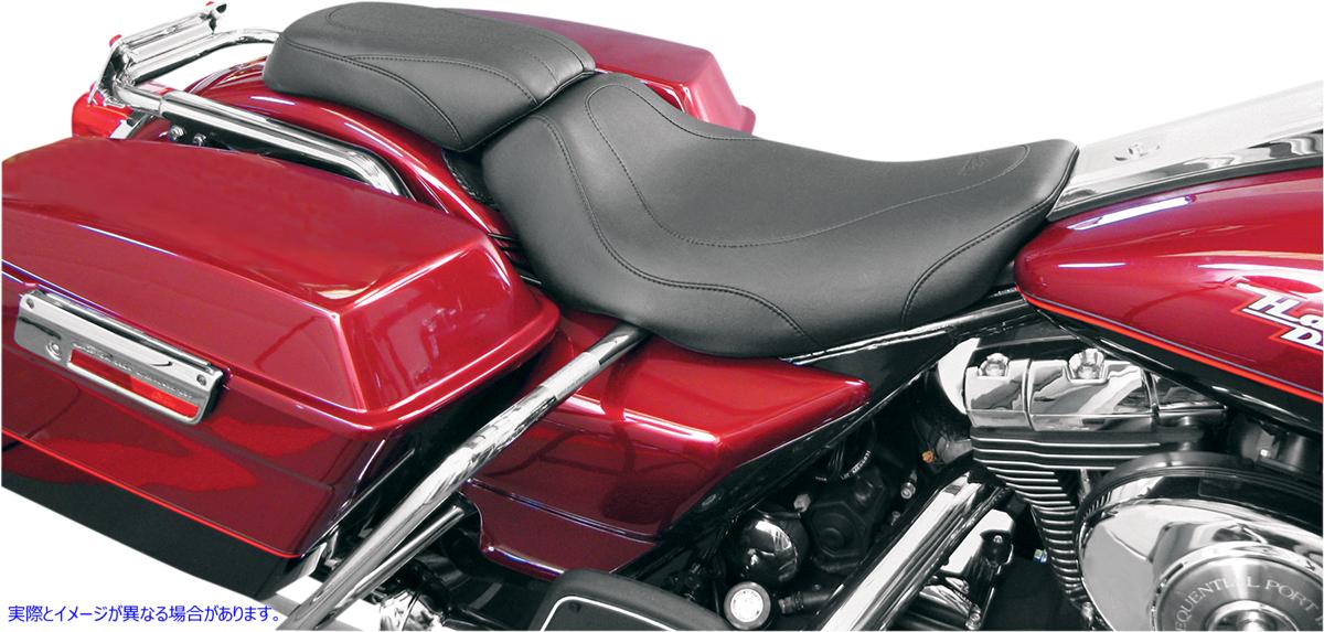 取寄せ シート - Tripper Solo - バックレストなし - ステッチ入り - ブラック - ロードキング マスタング Seat - Tripper? Solo - without Backrest - Stitched - Black - Road King 76350 08010435