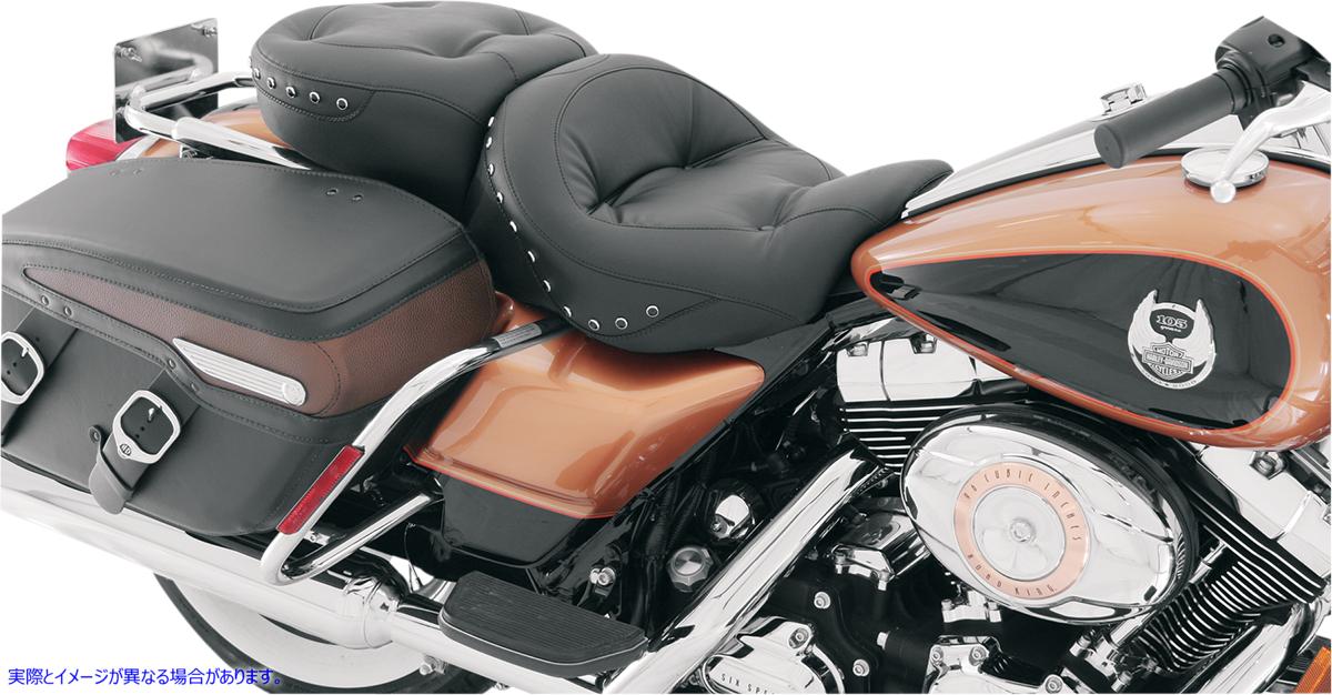 取寄せ ワンピース2アップウルトラツーリングシート マスタング Regal Touring Seat - Black - FL '08-'21 76038 08010460