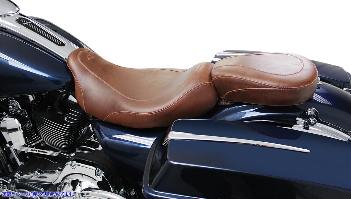 取寄せ シート - ワイドトリッパー ソロ - 背もたれなし - スムース - ブラウン マスタング Seat - Wide Tripper? Solo - without Backrest - Smooth - Brown 76720 08010743