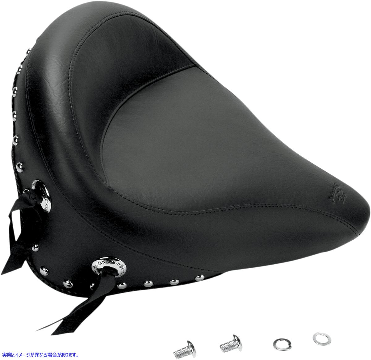 取寄せ ワイドスタッドソロシート - FXST 00-05 マスタング Wide Studded Solo Seat - FXST '00-'05 75094 08020454