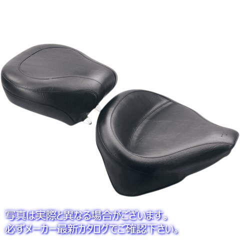 取寄せ ワイドヴィンテージソロシート - ソフテイル 84-99 マスタング Wide Vintage Solo Seat - Softail '84-'99 75757 08020461