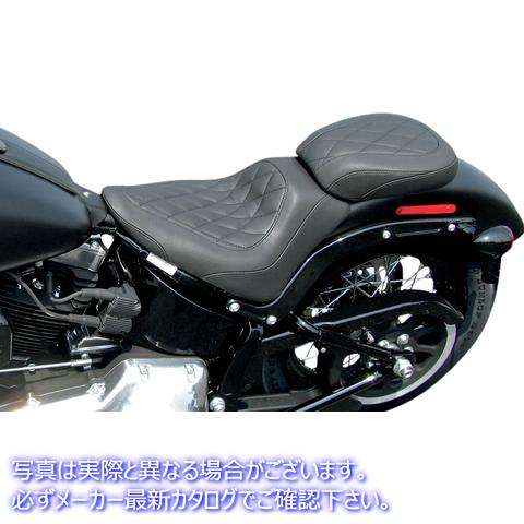 取寄せ シート - ワイドトリッパー ソロ - 背もたれなし - ダイヤモンド - ブラック マスタング Seat - Wide Tripper? Solo - without Backrest - Diamond - Black 76762 08020769