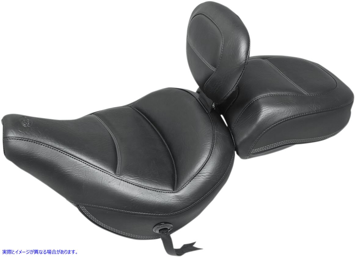 取寄せ パッセンジャーツーリングシート - ブラック - オリジナル - FLHC/FLDE マスタング Passenger Touring Seat - Black - Original - FLHC/FLDE 79331 08021064