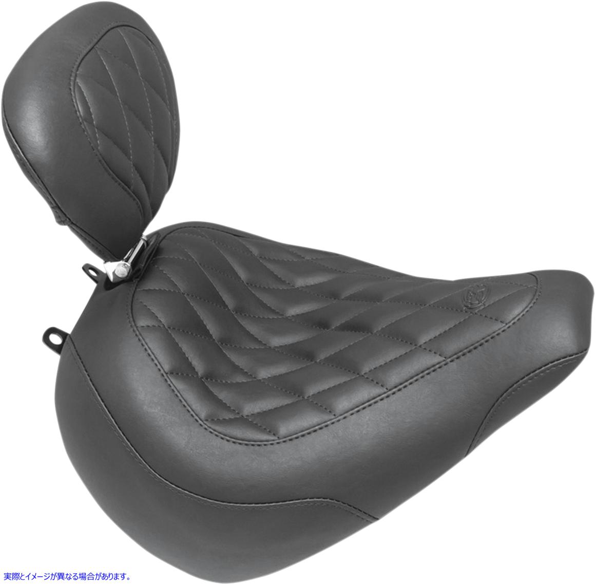 取寄せ ワイドトリッパーシート マスタング Wide Tripper Seat - Driver's Backrest - Diamond 83061 08021209