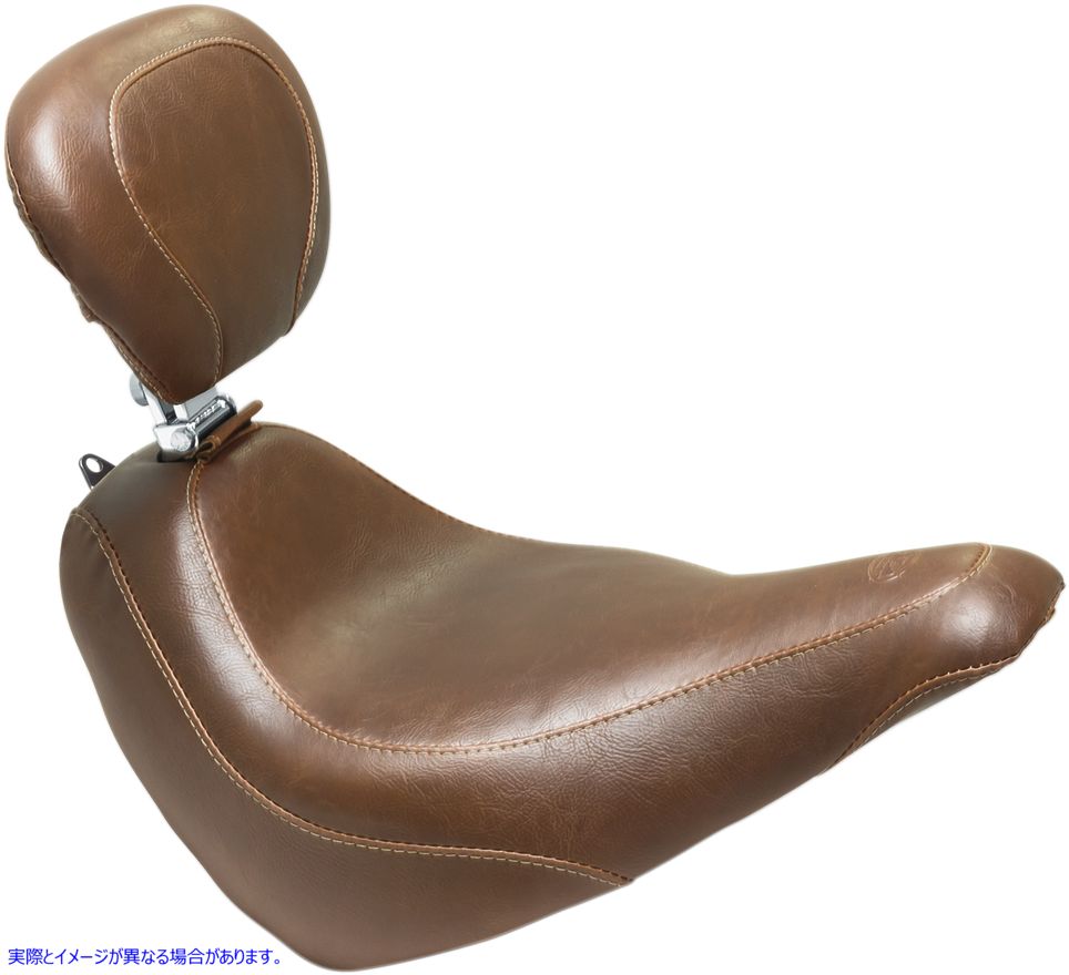 取寄せ ワイドトリッパーシート マスタング Wide Tripper Seat - Driver's Backrest - Brown 83049 08021248