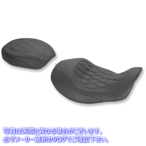 取寄せ ワイドトリッパーフォワードソロシート - ダイヤモンド マスタング Wide Tripper Forward Solo Seat - Diamond 76710 08030401