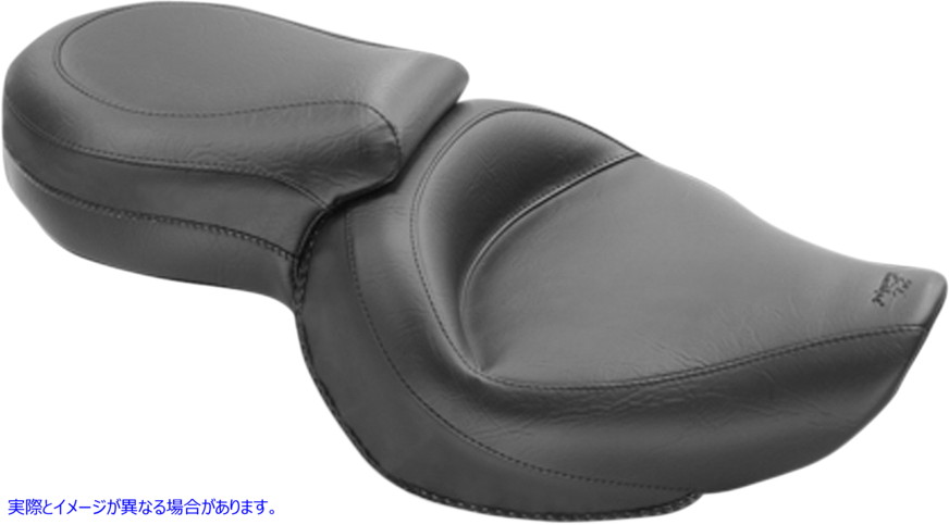 取寄せ ヴィンテージ2アップシート マスタング Vintage Style Seat - Wide - Smooth - Black - XLC 76143 08040289
