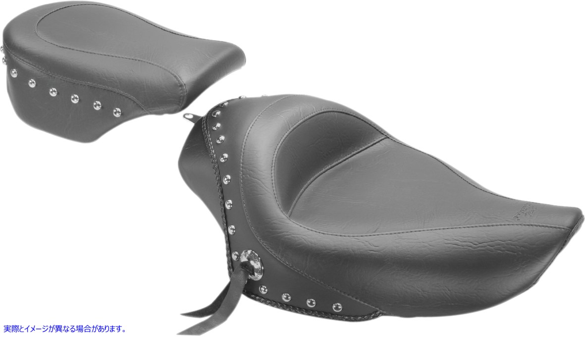 取寄せ ソロスタッドシート - XL 04+ マスタング Solo Studded Seat - XL '04+ 76154 08040292