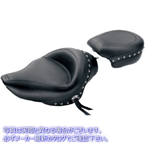 取寄せ ワイドスタッドソロシート - XL 04-21 マスタング Wide Studded Solo Seat - XL '04-'21 76151 08040302
