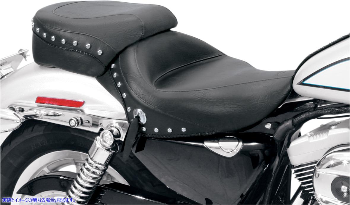 取寄せ ワイドスタッドソロシート - XL 04+ マスタング Wide Studded Solo Seat - XL '04+ 76153 08040303