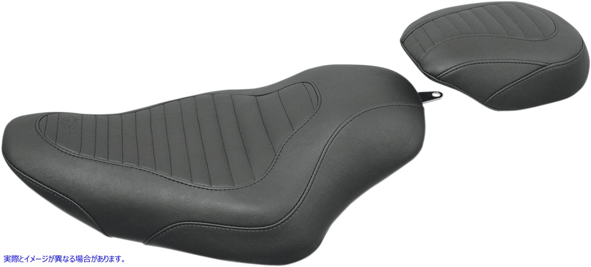 取寄せ Tripper ソロシート - タックアンドロール - XL マスタング Tripper? Solo Seat - Tuck and Roll - XL 76954 08040476
