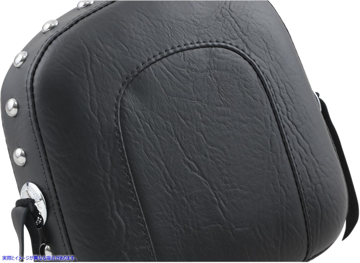 取寄せ スタッズ付きシシーバーパッド - コンチョ - 9.5インチ マスタング Studded Sissy Bar Pad - Concho - 9.5 79050 DS265511