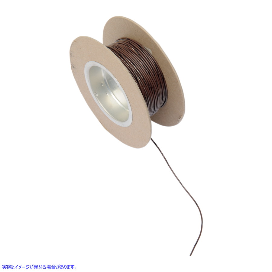 取寄せ 100フィートのワイヤースプール - 18ゲージ - ブラウン/ブラック ナムズ 100' Wire Spool - 18 Gauge - Brown/Black NWR-10-100 21200511