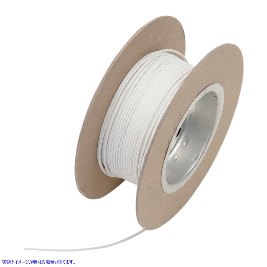 取寄せ 100フィートのワイヤースプール - 18ゲージ - ホワイト ナムズ 100' Wire Spool - 18 Gauge - White NWR-9-100 21200522