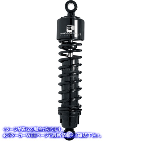 取寄せ 412シリーズショックアブソーバー - 11インチ - スタンダード - ブラック プログレッシブ サスペンション 412 Series Shock - 11 - Standard - Black 412-4062B 13100394