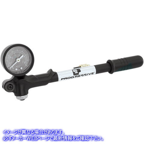 取寄せ ゲージポンプ - エアショック/フォーク - ミニ - 0-300 psi プログレッシブ サスペンション Gauge Pump - Air Shocks/Forks - Mini - 0-300 psi GP3-300 GP3300