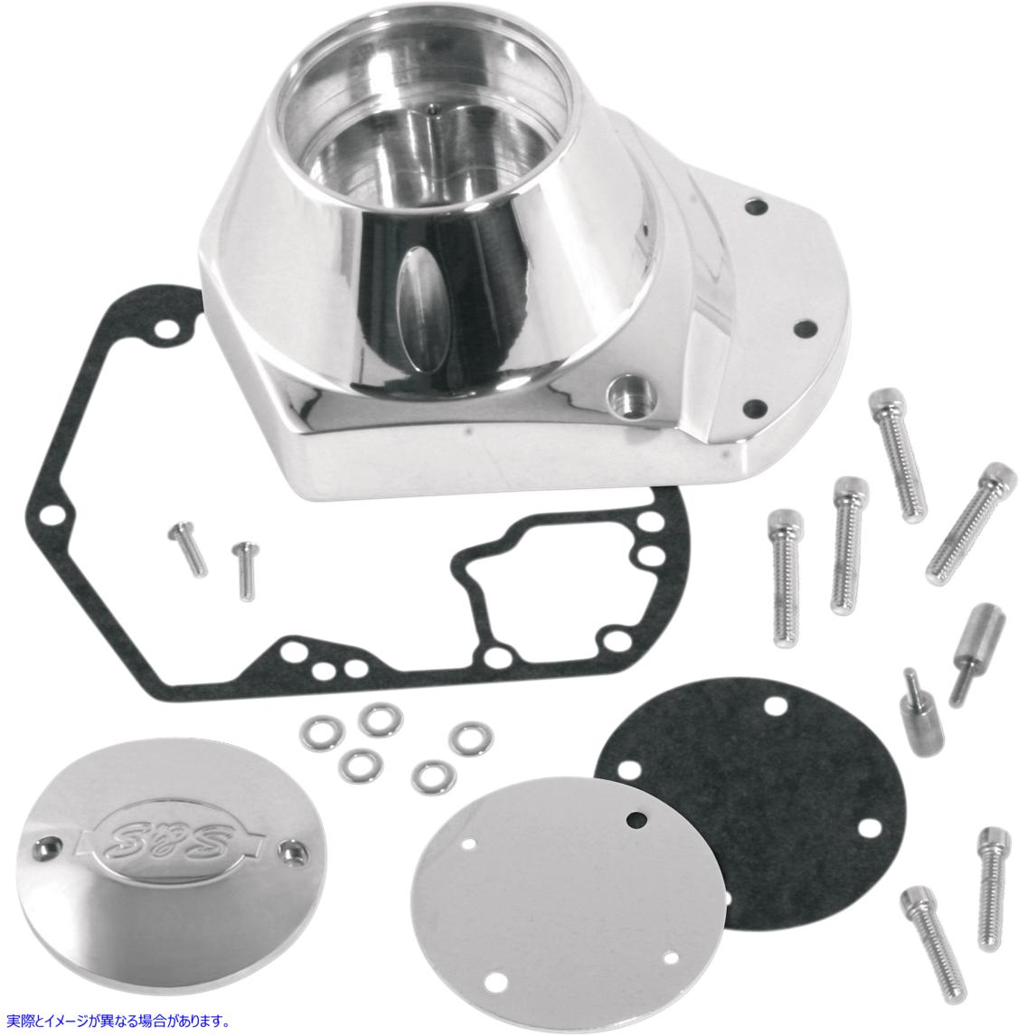 取寄せ ビレットカムカバーキット エスアンドエス サイクル Cam Cover - Polished Billet - Big Twin 31-0335 09400300