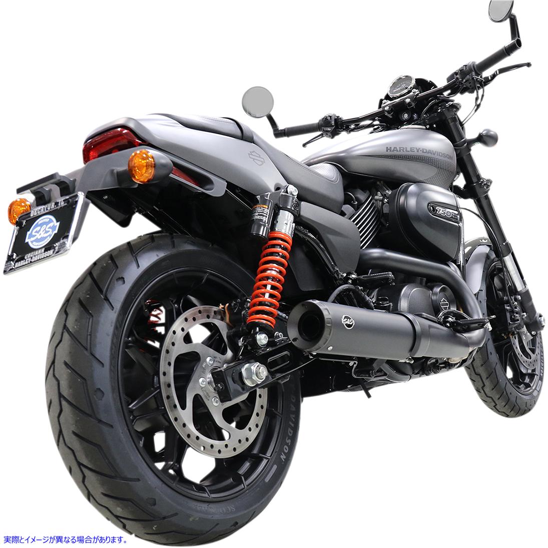 取寄せ グランドナショナルマフラー - セラミックブラック エスアンドエス サイクル Grand National Muffler - Ceramic Black 550-0703 18011169