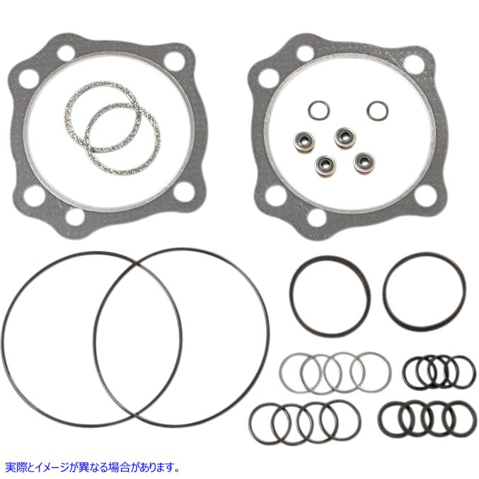 取寄せ トップエンドガスケット - 4インチ - ツインカム エスアンドエス サイクル Top End Gasket - 4 - Twin Cam 90-9505 909505
