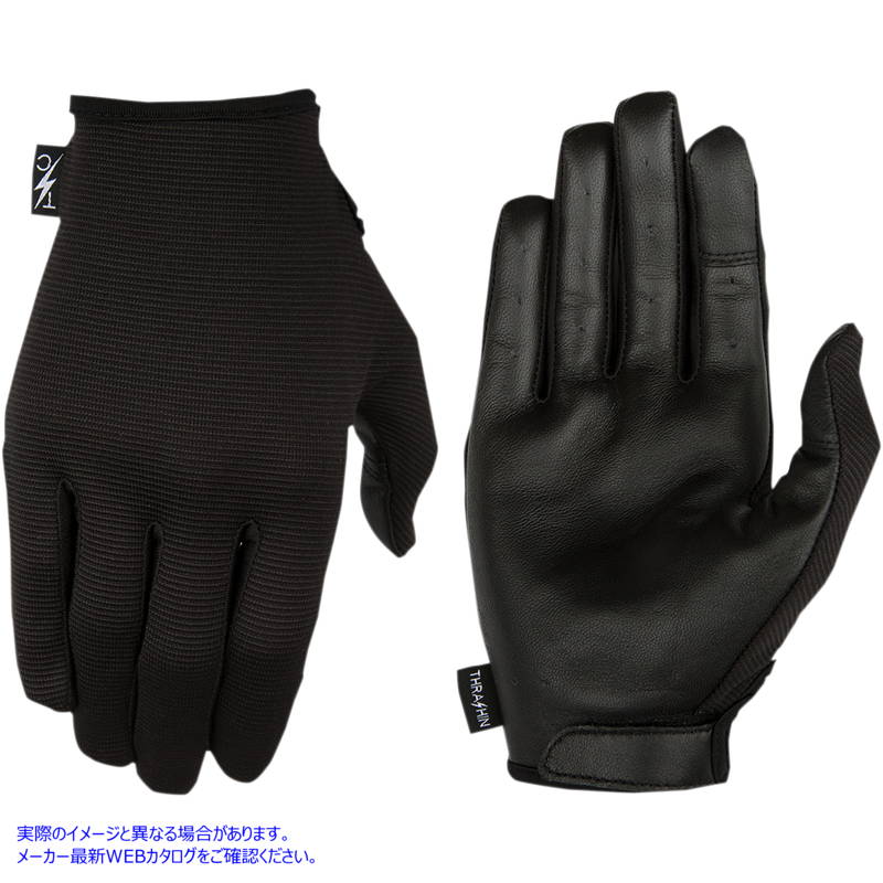 取寄せ ステルスレザーパームグローブ - ブラック - XL スラッシン サプライ Stealth Leather Palm Gloves - Black - XL SLG-01-011 33013337