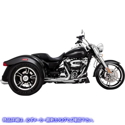 取寄せ 4 ツインスラッシュスリップオンマフラー バンス アンド ハインズ Twin Slash Mufflers - FLRT 16796 18011232